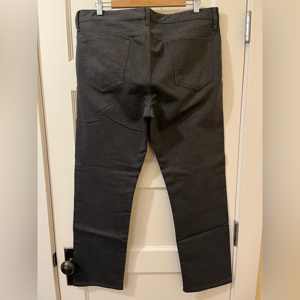 Banana Republic Men’s Charcoal Heather “Travel Pants” Chino | 35x30 | Slim Fit - Picture 2 of 9